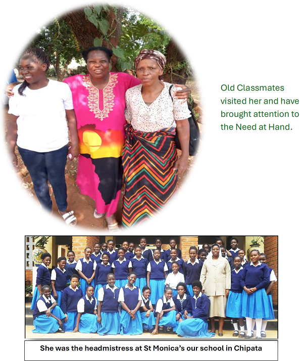 Group of women and students in uniforms.